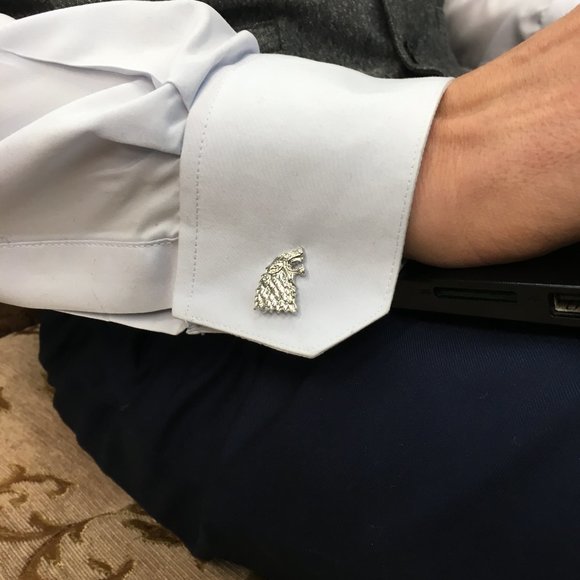 CUFFLINKS for formal shirt - GOLF BALL Athlete GOLFER Cuff Links Prom Groom - Picture 8 of 8